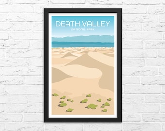 Framed Death Valley National Park Poster