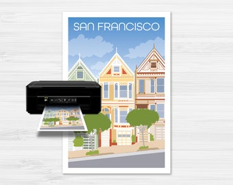 Printable San Francisco California Poster