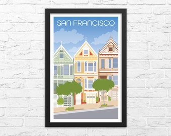 Framed San Francisco California Poster