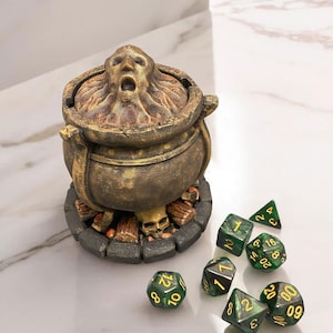 Dice Box for Dungeons and Dragons, Dice Vault like 3d Print DnD Gifts, DnD Dice Box for Role Playing Game, Dice Storage for Board Games