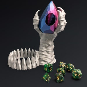 Dice Tower Claw of Fate from Dungeons and Dragons Accessories, Dungeon Master&#39;s Dice Roller for Role Playing Game, DND Board Games