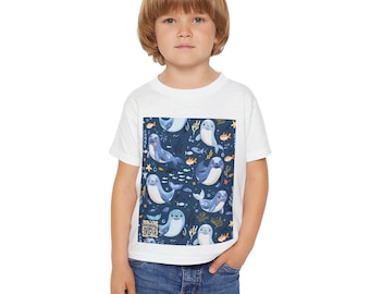T-shirt per bambini Cute Seal Heavy Cotton™ (USA/Internazionale)