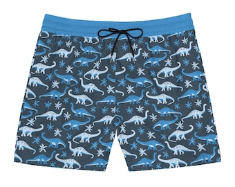 Bañador de verano para bebé adulto ABDL, dinosaurio azul