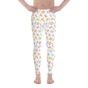 ABDL  Adult Baby Leggings Alphabet