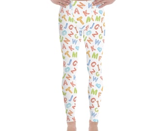 ABDL Leggings para bebé adulto Alfabeto