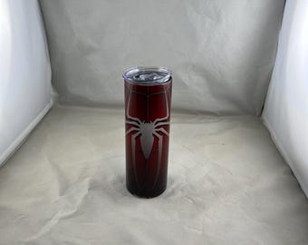Copo de aço inoxidável inspirado no Homem-Aranha – Entre no estilo!
