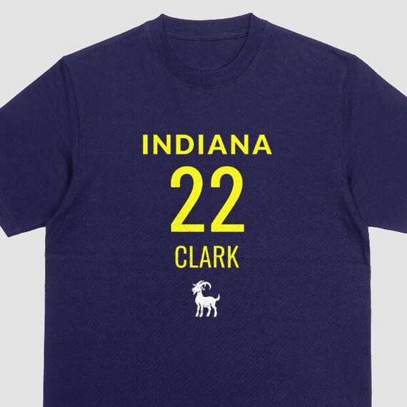 Maglietta Fan Caitlin Clark 22, Navy, 100% Cotone, Taglie Uomo/Unisex Small-5XL, AlStyle