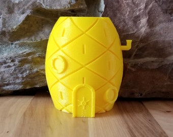 Spongebob Squarepants' Pineapple House 3D Printed Planter