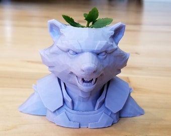 Guardians of the Galaxy Rocket Raccoon 3D Printed Planter