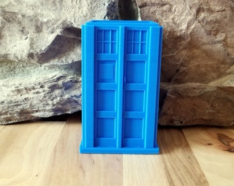 Doctor Who TARDIS Phone Booth Police Box 3D Printed Planter