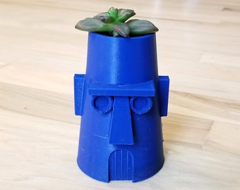 Squidward's House 3D Printed Planter