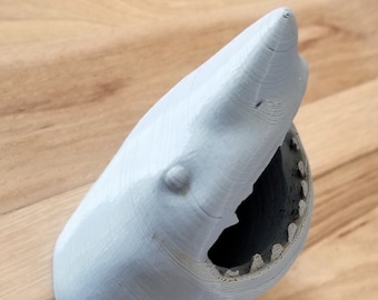Jaws Shark 3D Printed Planter