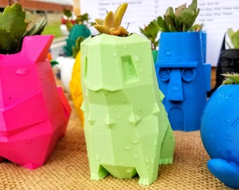 Pokemon Chikorita 3D Printed Planter