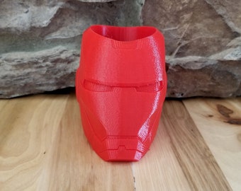 Iron Man Helmet 3D Printed Planter