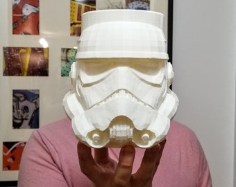 Star Wars Stormtrooper MEGA 6.7" 3D Printed Planter