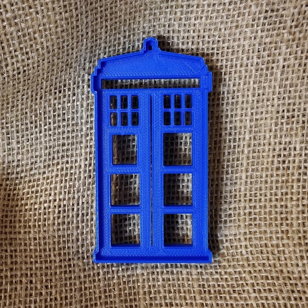 Doctor Who TARDIS Phone Booth Police Box 3D Printed Cookie Cutter