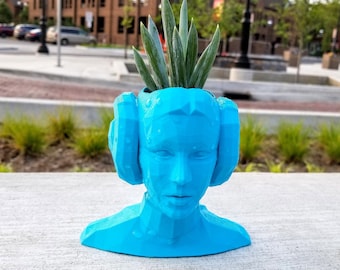 Star Wars Princess Leia 3D Printed Planter