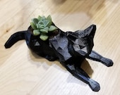 Cat 3D Printed Planter