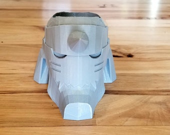 Alphonse Elric's Helmet from Fullmetal Alchemist 3D Printed Planter