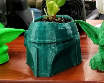 Star Wars Boba Fett 3D Printed Planter