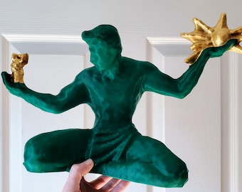 The Spirit of Detroit Statue 3D Printed MEGA Figure 15" Wide