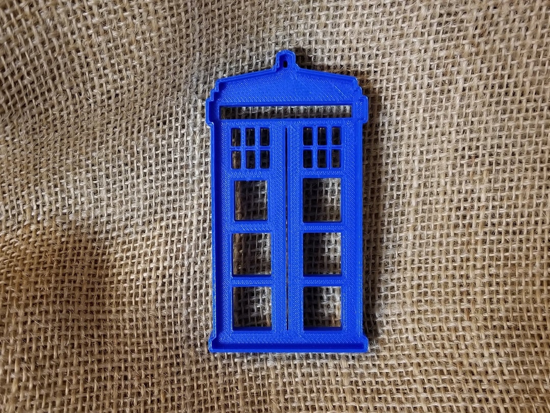 Doctor Who TARDIS Phone Booth Police Box 3D Printed Cookie Cutter - Etsy