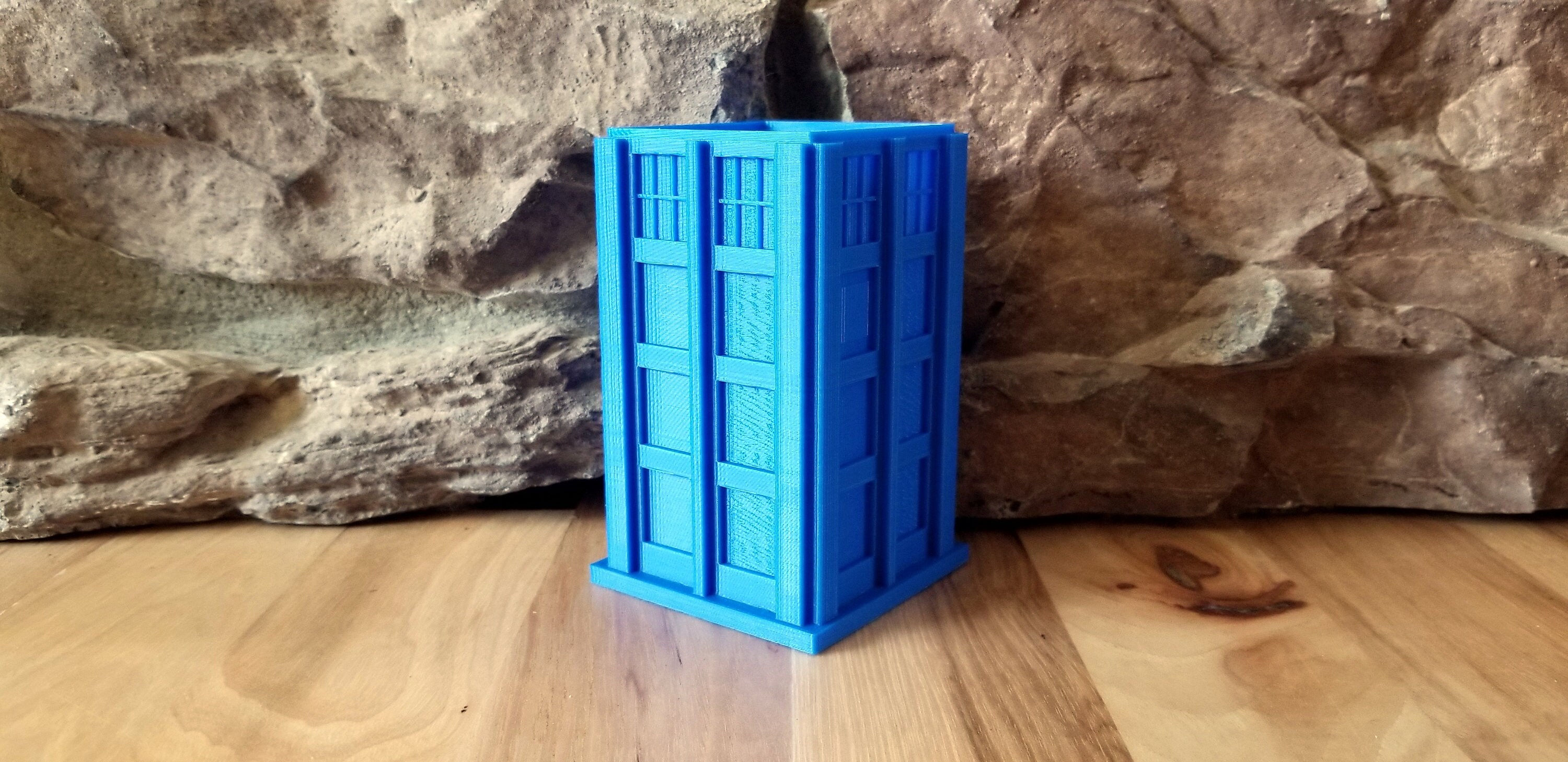 Doctor Who TARDIS Phone Booth Police Box 3D Printed Planter - Etsy