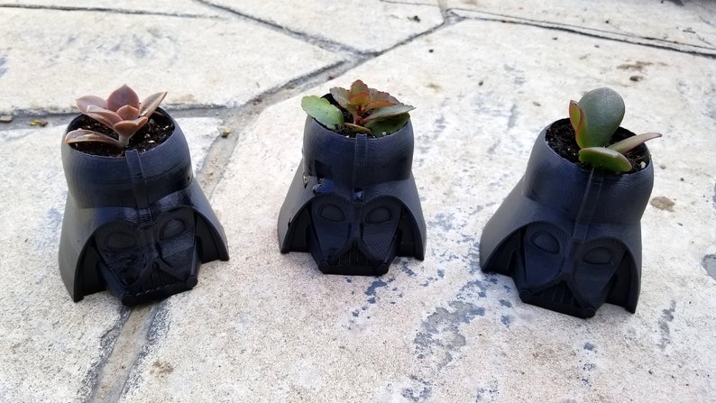 Star Wars Darth Vader 3D Printed Planter image 6