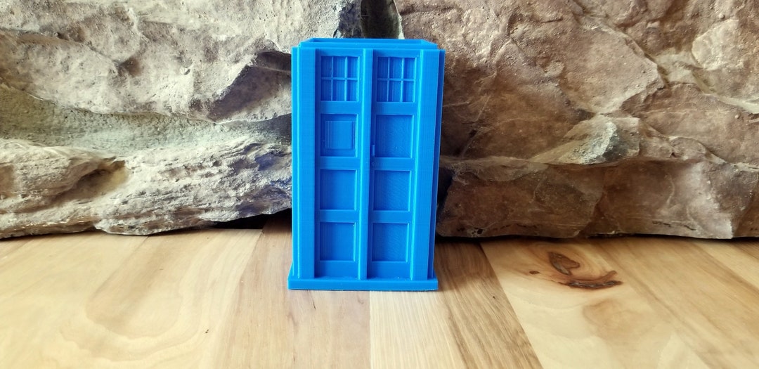 Doctor Who TARDIS Phone Booth Police Box 3D Printed Planter - Etsy