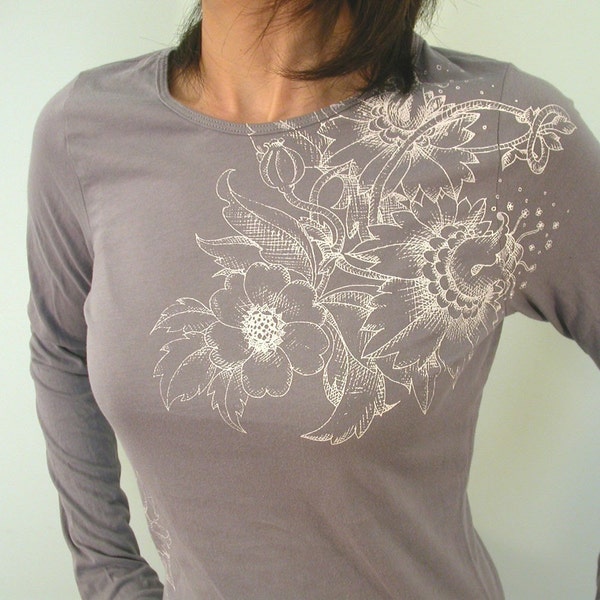 Floral Etching longsleeve 