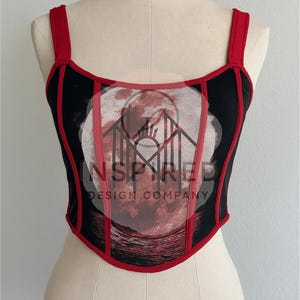 Custom Band Tee Corset