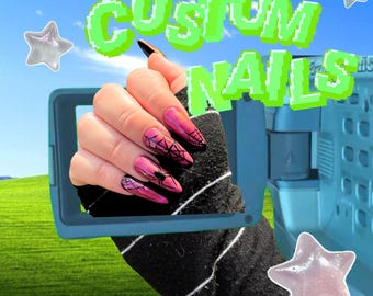 Custom Press On Nail Set | Reusable and Made to Order Nails