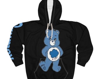 Grumpy Care Bear- Unisex Pullover Hoodie