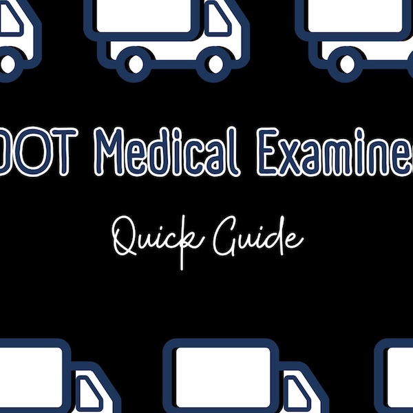 DOT Medical Examiner Study Guide