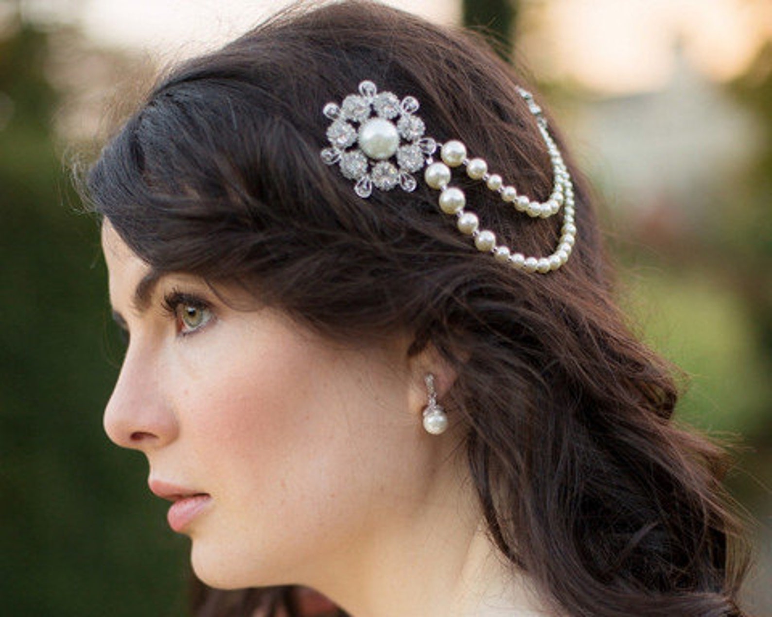 1920s pearl headpiece