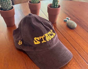 Stack Hazy Vintage Corduroy Cap - Retro Crypto Hat