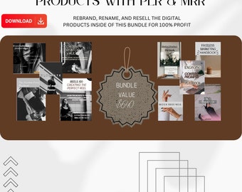 10 Done For You Digital Products with PLR & MRR