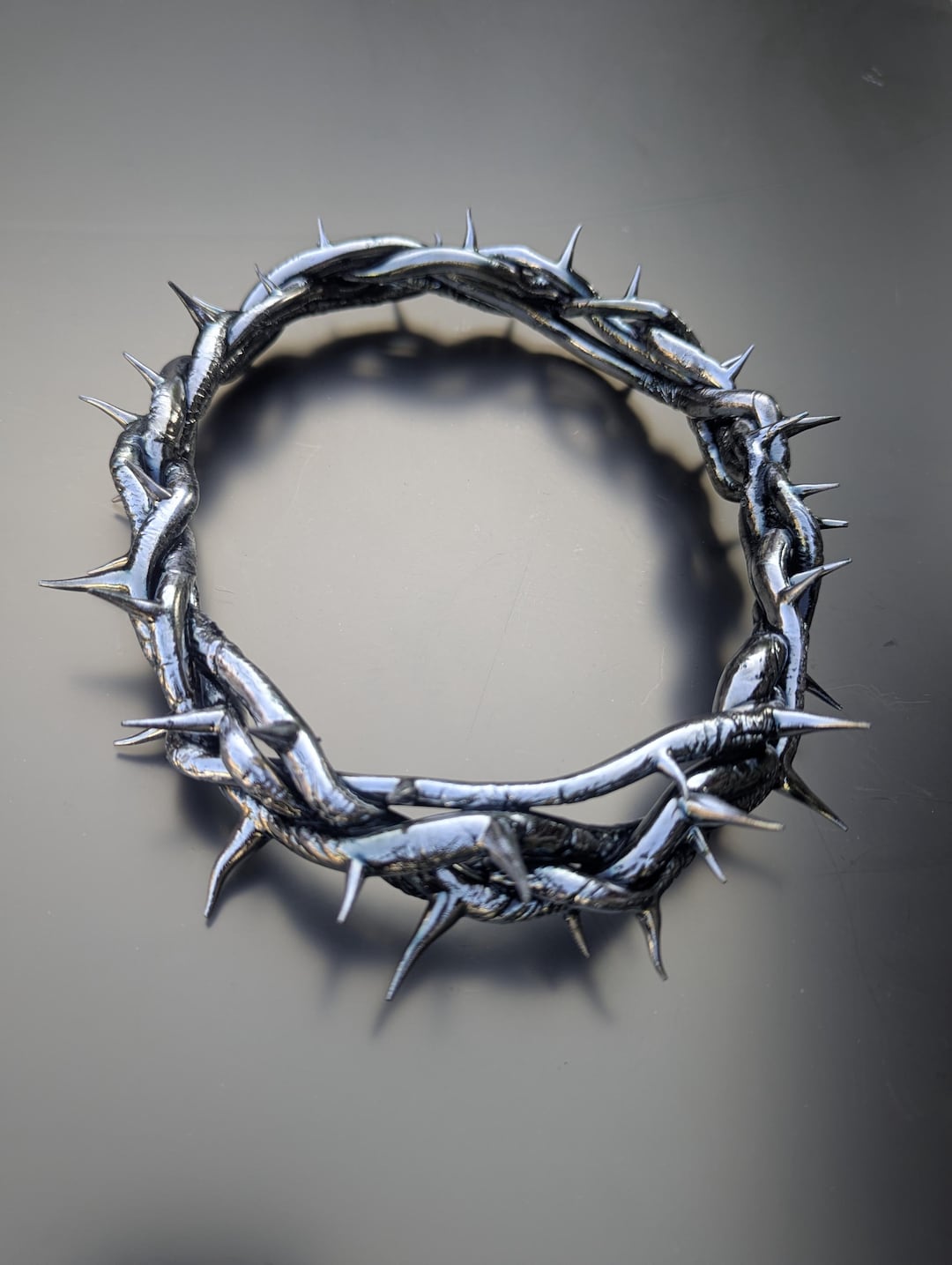 まっつDyckia Crown of Thorns SilverFox Silver Crown of Thorns by Ziptie Jewelry – ZiptieJewelry