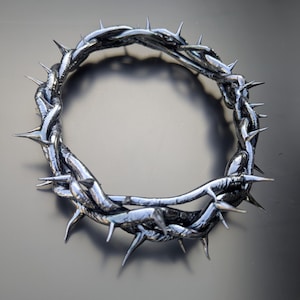 Doornenkroon, krans, aar, draagbaar, kruisiging, zendspoel, Jezus Christus, festival, interieur, draagbare kunst, gothic, cosplay.