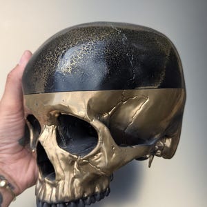 Anatomically Correct Human Skull Replica: Gothic Dark Art Decor