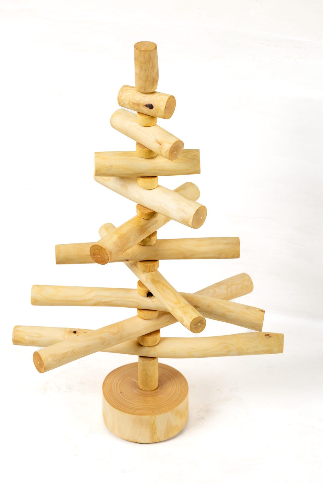 Minimalist Light Wooden Christmas Tree, Small Christmas Tree, Indoor ...