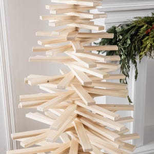 Large spiral Christmas tree, seasonal home decor, Christmas decor, faux Xmas tree, new year symbol, beige color tree, Christmas gift idea image 9