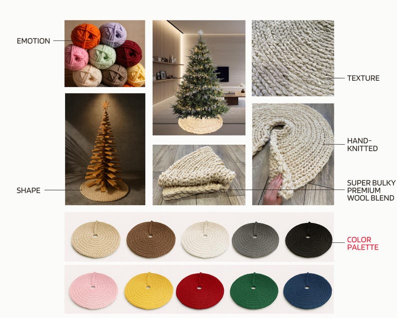Large spiral Christmas tree, seasonal home decor, Christmas decor, faux Xmas tree, new year symbol, beige color tree, Christmas gift idea With skirt