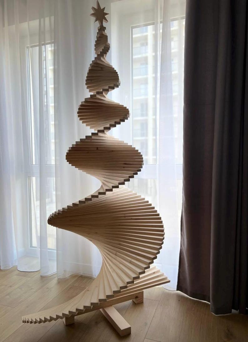 new year decor,
large christmas tree,
spiral xmas tree,
seasonal home decor,
rustic xmas decor,
pallet holiday tree,
christmas decor,
eco friendly tree,
fake christmas tree,
beige color tree,
farmhouse xmas tree,
new year symbol,
christmas gift idea,