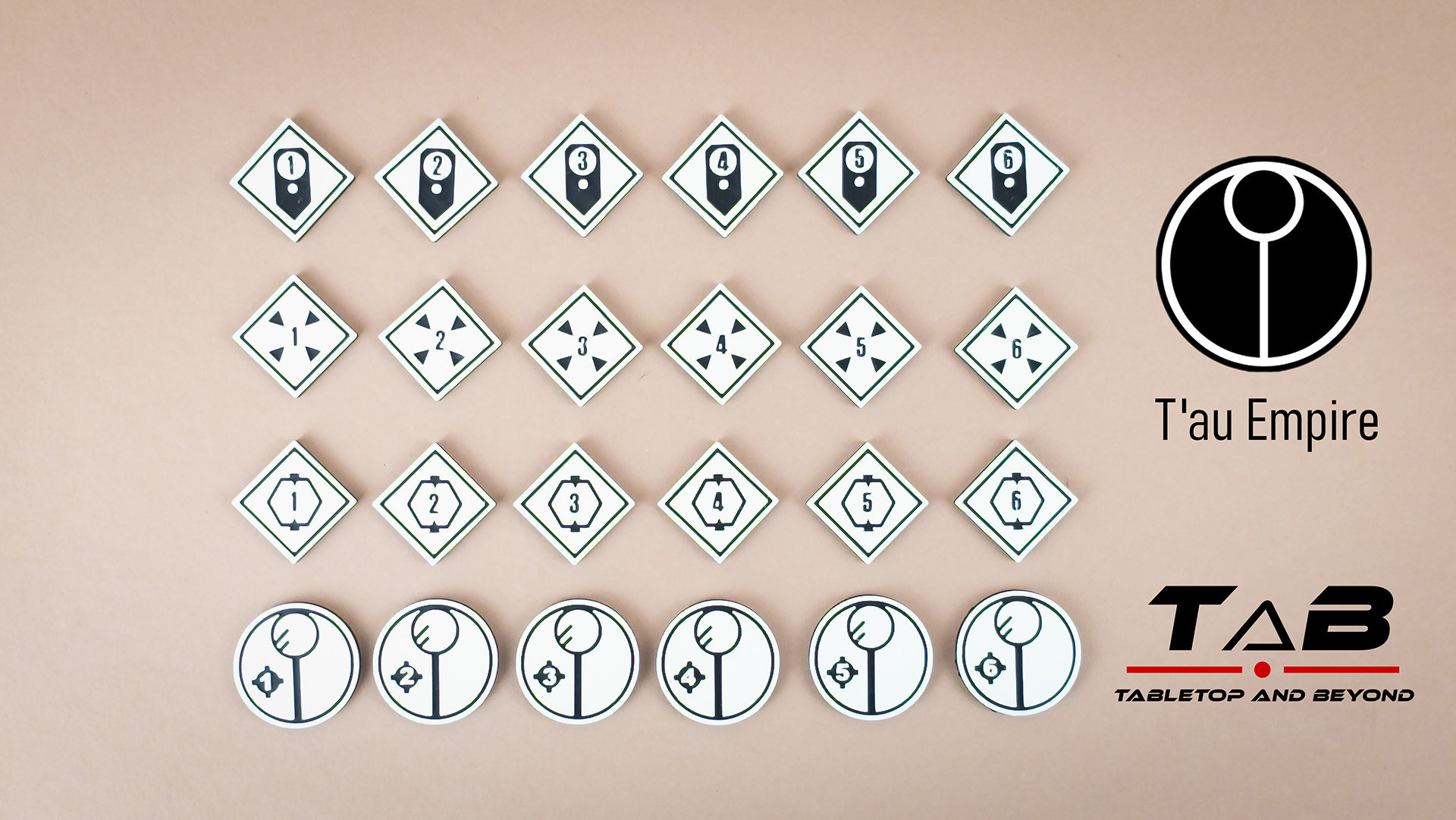 Tau Empire Tokens Set | Warhammer 40k