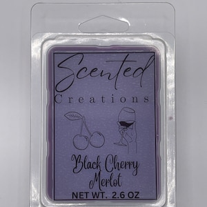 Wachs schmilzt 2,6 Unzen 6 Würfel Schwarzkirsche Merlot Wachs schmelzen perfektes Geschenk für Freund