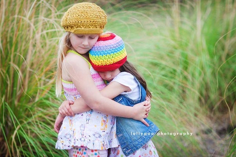 Rainbow Newsboy Hat for Toddler, Rainbow Crochet Hat, Girls Crochet Hat, Crochet Newsboy Hat, Newsboy, Colorful Hat, Rainbow Winter Hat image 3