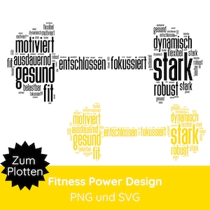 Hantel SVG PNG · Plotterdatei Sport · Fitness svg · Cricut Silhouette Studio · Shirtdesign svg · Krafttraining Plotterdatei · Sport svg