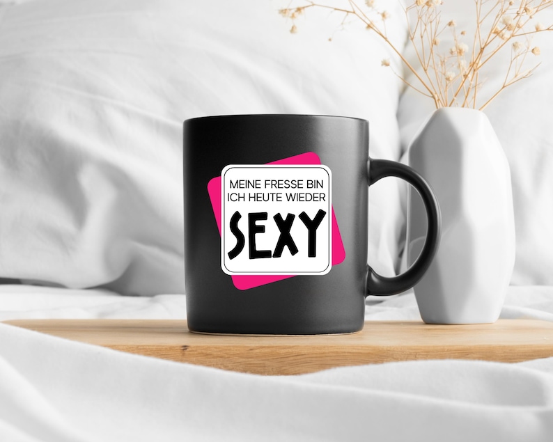 Plotter file funny sayings SVG PNG · Plotter file mug, shirt SVG · German sayings SVG · Short funny sayings · Silhouette Studio image 4