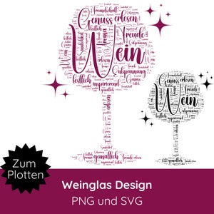 Wein Glas Plotterdatei SVG PNG · Cricut Silhouette Studio · Drinking svg · Wein Hochzeitsgeschenk · Shirtdesign svg · Alkohol svg · Deko SVG